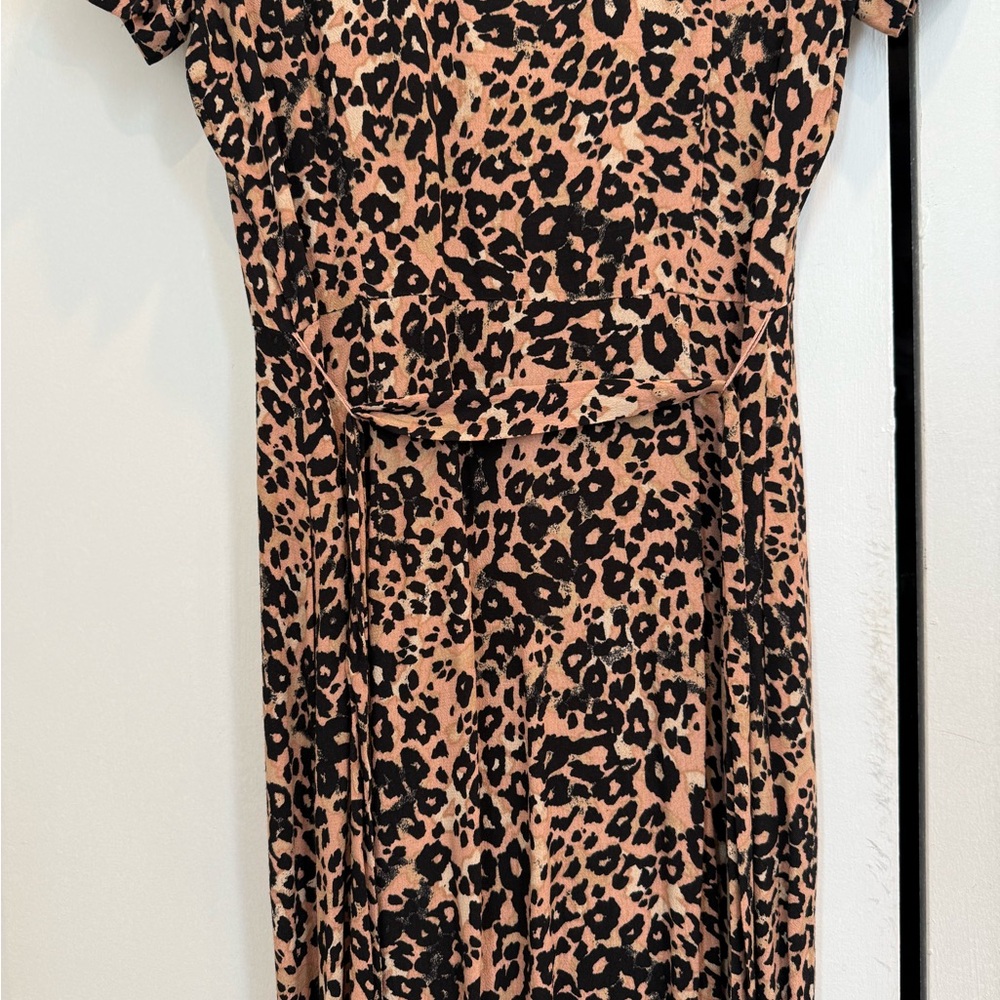 Leopard Print Button-Up Dress - Picture 5 of 5